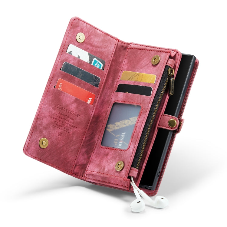 CFor Samsung Galaxy Note10+ CaseMe-008 Detachable Multifunctional Flip Leather Phone Case(Red)