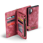 CFor Samsung Galaxy Note10+ CaseMe-008 Detachable Multifunctional Flip Leather Phone Case(Red)