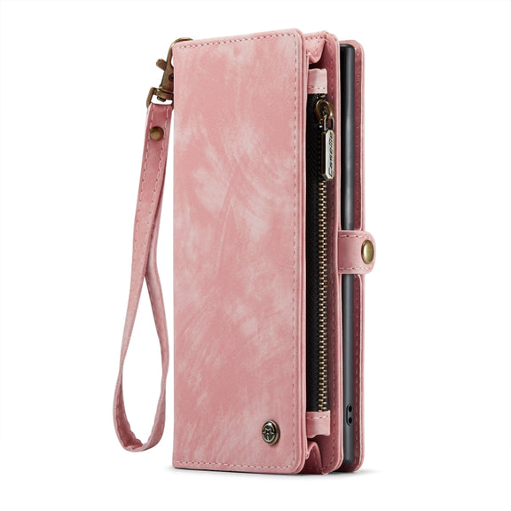 For Samsung Galaxy Note10+ CaseMe-008 Detachable Multifunctional Flip Leather Phone Case(Pink)