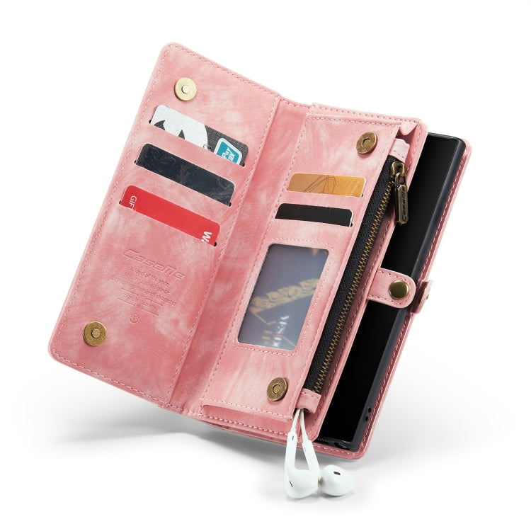 For Samsung Galaxy Note10+ CaseMe-008 Detachable Multifunctional Flip Leather Phone Case(Pink)