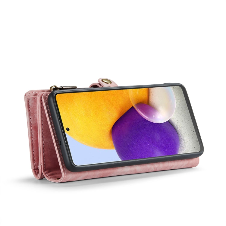 For Samsung Galaxy Note10+ CaseMe-008 Detachable Multifunctional Flip Leather Phone Case(Pink)
