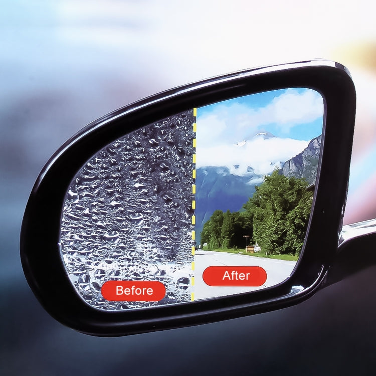 For ROEWE Ei6 Car PET Rearview Mirror Protective Window Clear Anti-fog Water-resistant Rain Shield Film