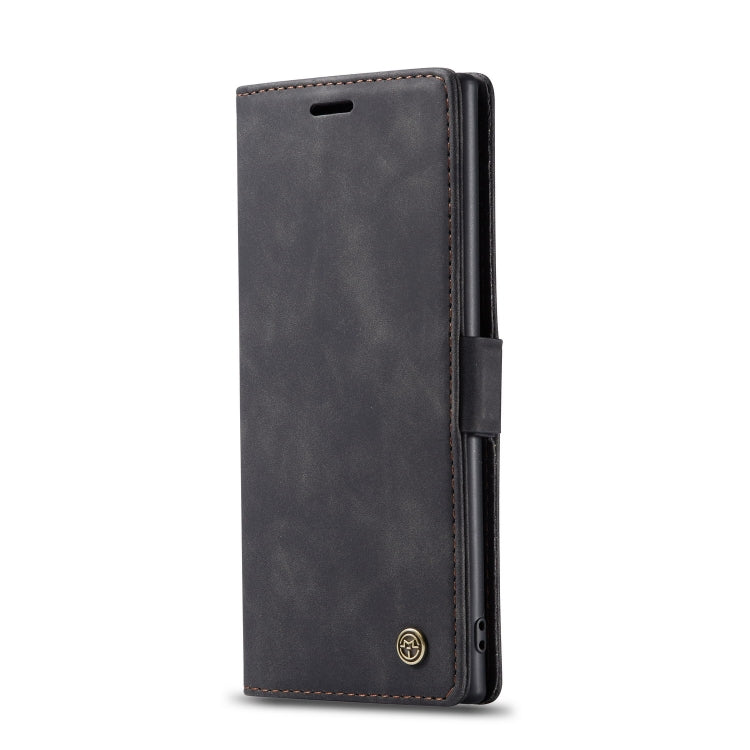 CaseMe-013 Multifunctional Horizontal Flip Leather Case with Card Slot & Holder & Wallet for Galaxy Note 10+(Black)