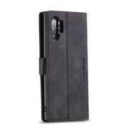 CaseMe-013 Multifunctional Horizontal Flip Leather Case with Card Slot & Holder & Wallet for Galaxy Note 10+(Black)