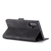CaseMe-013 Multifunctional Horizontal Flip Leather Case with Card Slot & Holder & Wallet for Galaxy Note 10+(Black)