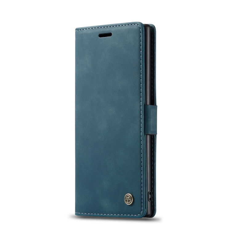CaseMe-013 Multifunctional Horizontal Flip Leather Case with Card Slot & Holder & Wallet for Galaxy Note 10+(Blue)