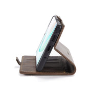 CaseMe-013 Multifunctional Horizontal Flip Leather Case with Card Slot & Holder & Wallet for Galaxy Note 10+(Coffee)