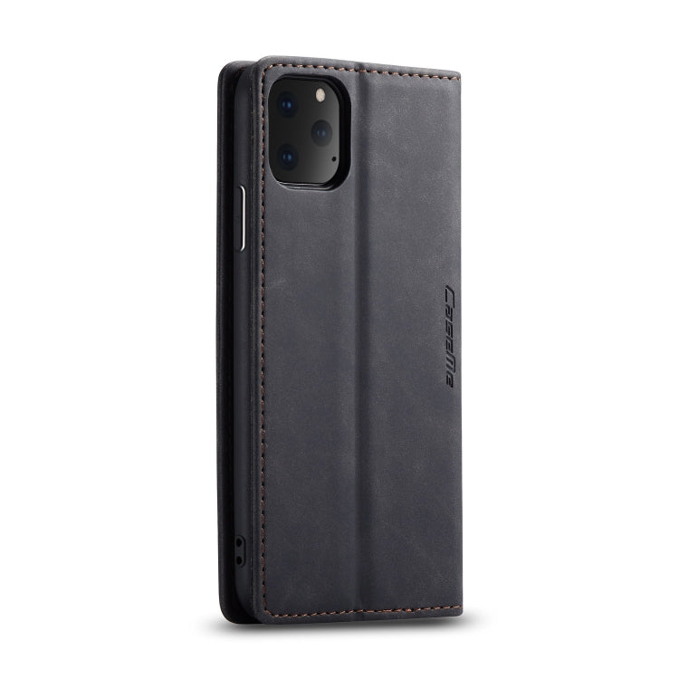 CaseMe-013 Multifunctional Horizontal Flip Leather Case with Card Slot & Holder & Wallet for iPhone 11 Pro Max(Black)