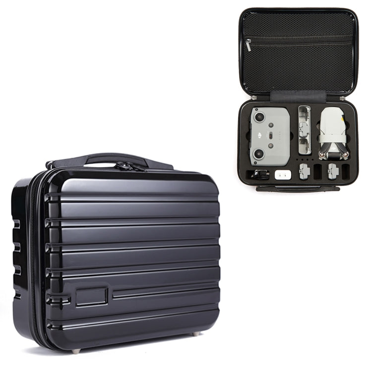 ls-S004 Portable Water-resistant Drone Handbag Storage Bag for DJI Mavic Mini 2(Black + Black Liner)