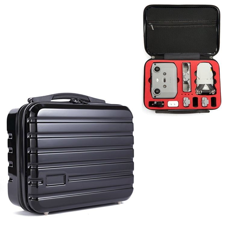 ls-S004 Portable Water-resistant Drone Handbag Storage Bag for DJI Mavic Mini 2(Black + Red Liner)