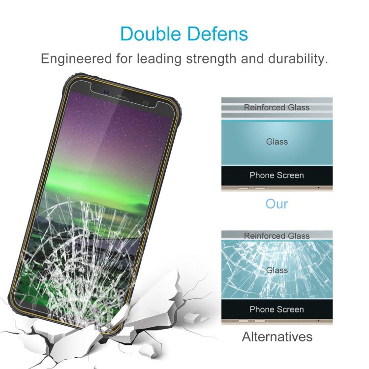 For Blackview BV5500 / BV5500 Plus 10 PCS 0.26mm 9H 2.5D Tempered Glass Film