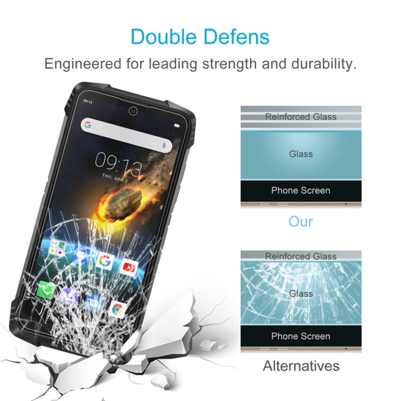 For Blackview BV6900 10 PCS 0.26mm 9H 2.5D Tempered Glass Film