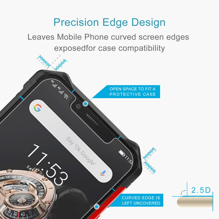 For Ulefone Armor 6S 10 PCS 0.26mm 9H 2.5D Tempered Glass Film