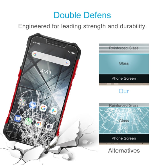 For Ulefone Armor X3 10 PCS 0.26mm 9H 2.5D Tempered Glass Film