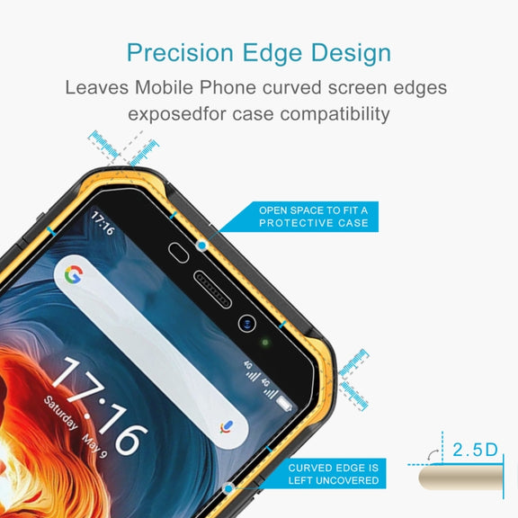For Ulefone Armor X7 Pro 10 PCS 0.26mm 9H 2.5D Tempered Glass Film