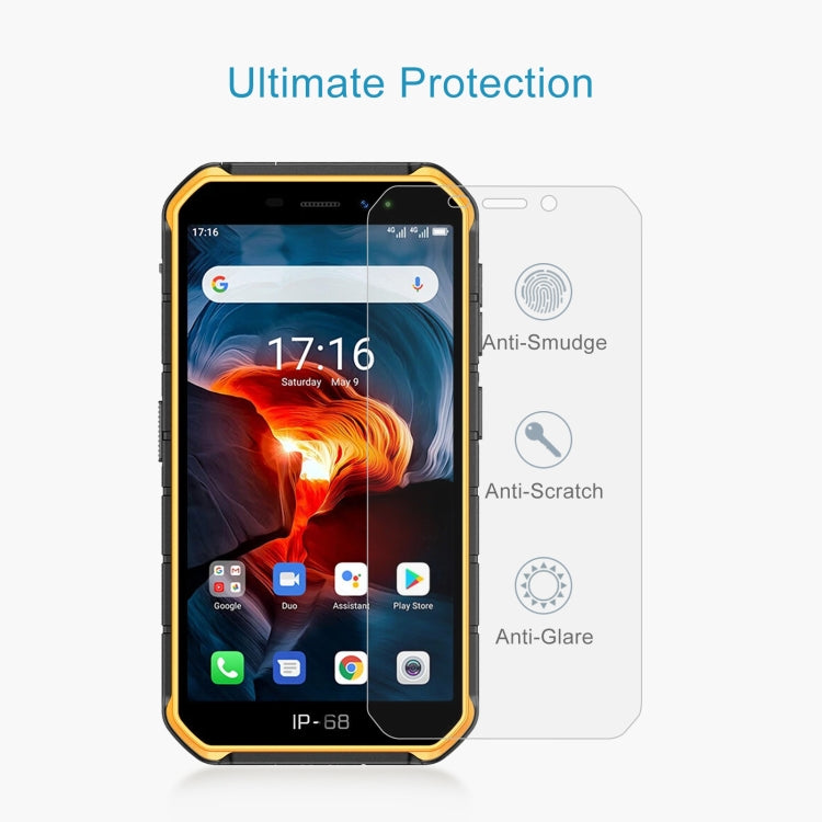 For Ulefone Armor X7 Pro 10 PCS 0.26mm 9H 2.5D Tempered Glass Film