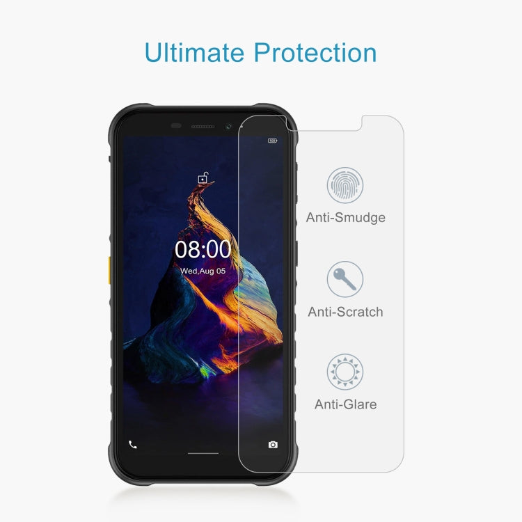 For Ulefone Armor X8 10 PCS 0.26mm 9H 2.5D Tempered Glass Film
