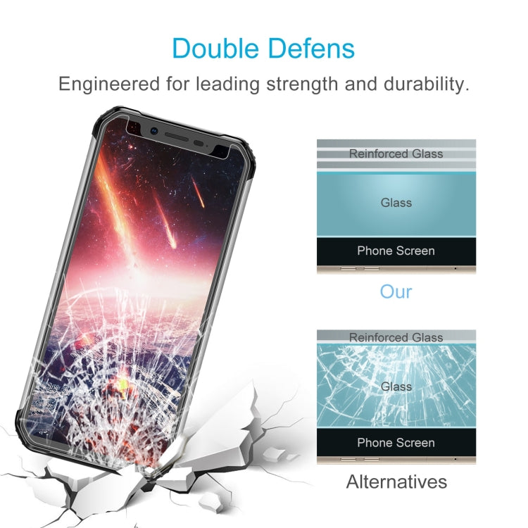 For Blackview BV9600 20 PCS 0.26mm 9H 2.5D Tempered Glass Film