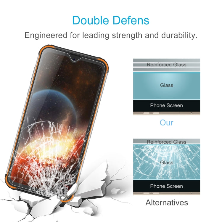 For Blackview BV9800 20 PCS 0.26mm 9H 2.5D Tempered Glass Film