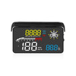 D1 Car OBD2 HUD Head-up Display GPS Speed Meter Speed / Voltage / Water Temperature Speed Alarm - Head Up Display System by PMC TechLife | Online Shopping South Africa | PMC TechLife | Buy Now Pay Later Mobicred