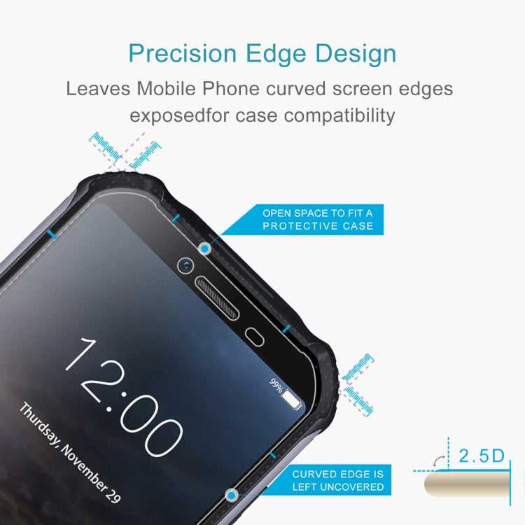 For Doogee S40 Lite 10 PCS 0.26mm 9H 2.5D Tempered Glass Film