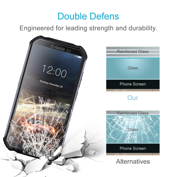 For Doogee S40 Lite 10 PCS 0.26mm 9H 2.5D Tempered Glass Film