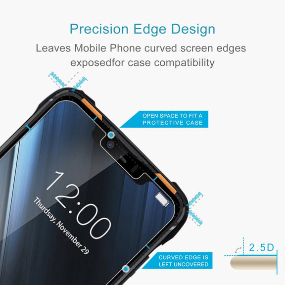 For Doogee S90C 10 PCS 0.26mm 9H 2.5D Tempered Glass Film