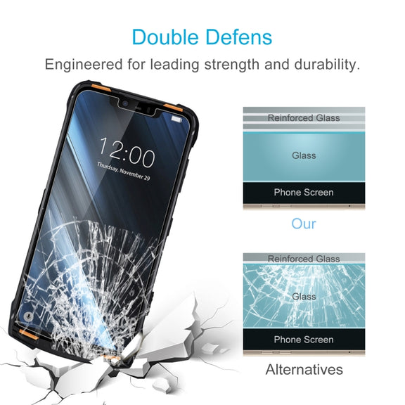 For Doogee S90C 10 PCS 0.26mm 9H 2.5D Tempered Glass Film