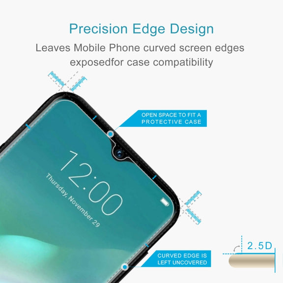For Doogee X90L 10 PCS 0.26mm 9H 2.5D Tempered Glass Film
