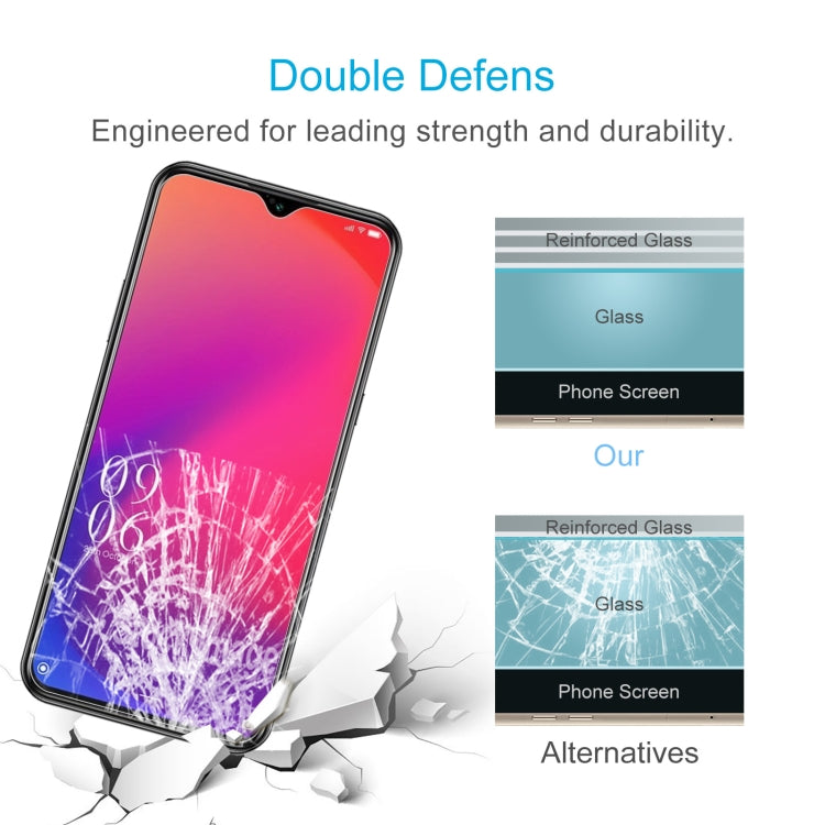 For Doogee X95 / X95 Pro 10 PCS 0.26mm 9H 2.5D Tempered Glass Film