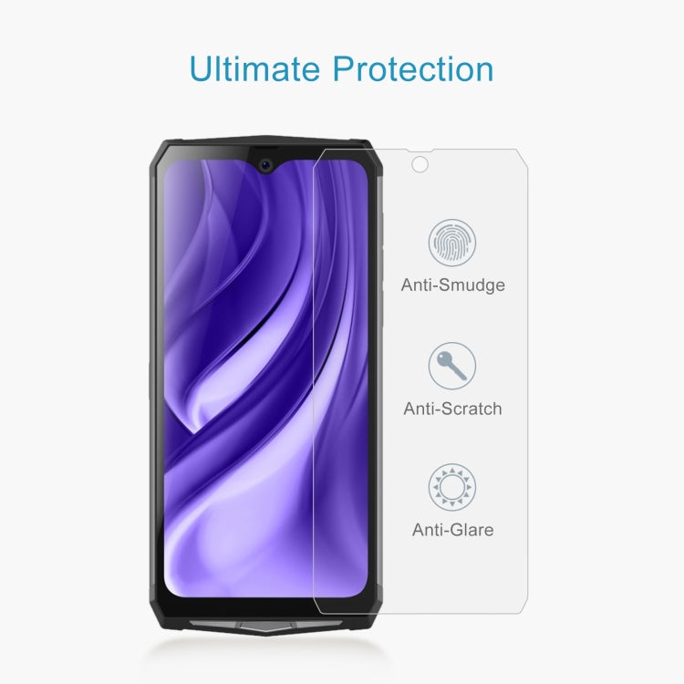 For Blackview BV9100 50 PCS 0.26mm 9H 2.5D Tempered Glass Film