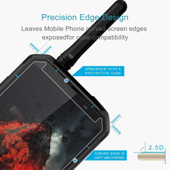 For Blackview BV9500 Pro 50 PCS 0.26mm 9H 2.5D Tempered Glass Film