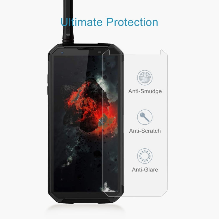 For Blackview BV9500 Pro 50 PCS 0.26mm 9H 2.5D Tempered Glass Film
