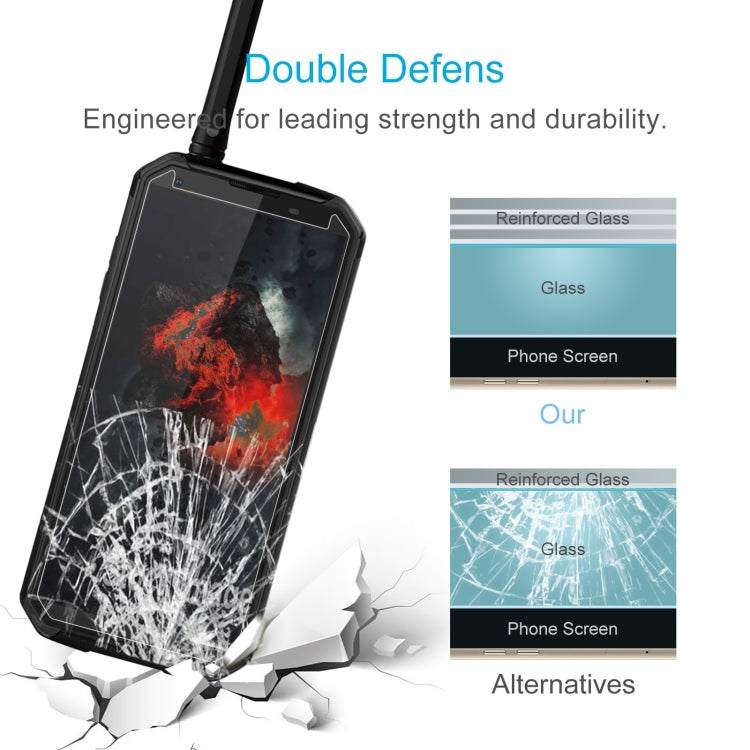 For Blackview BV9500 Pro 50 PCS 0.26mm 9H 2.5D Tempered Glass Film