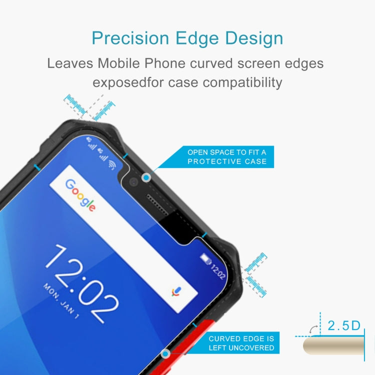 For Ulefone Armor 6 50 PCS 0.26mm 9H 2.5D Tempered Glass Film