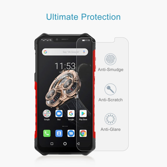 For Ulefone Armor 6S 50 PCS 0.26mm 9H 2.5D Tempered Glass Film