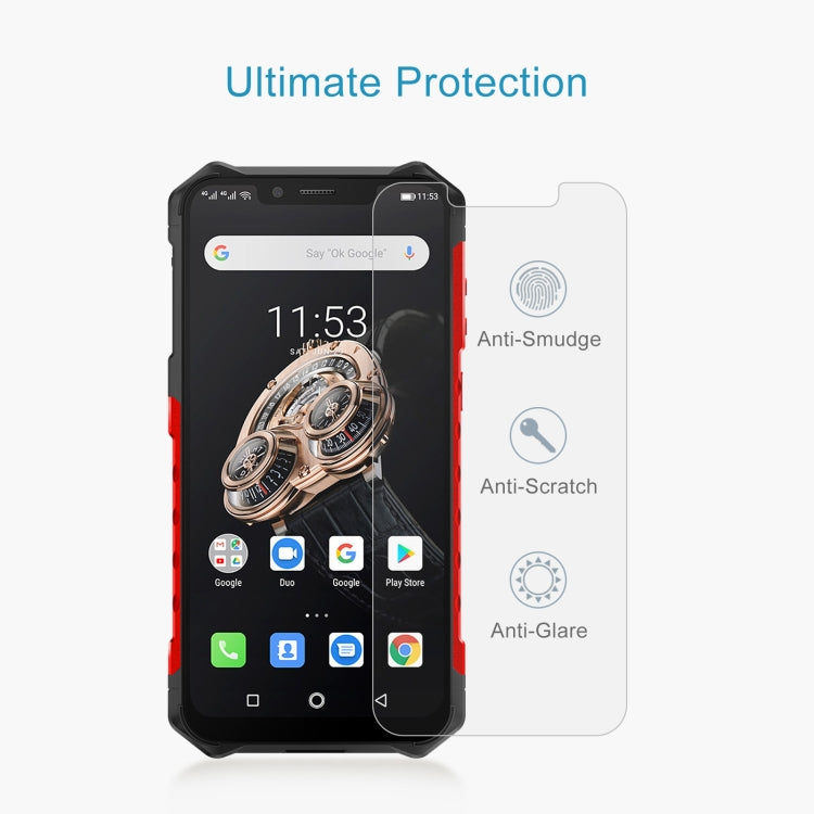 For Ulefone Armor 6S 50 PCS 0.26mm 9H 2.5D Tempered Glass Film