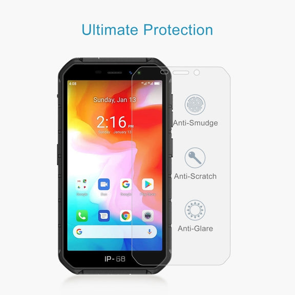 For Ulefone Armor X7 50 PCS 0.26mm 9H 2.5D Tempered Glass Film
