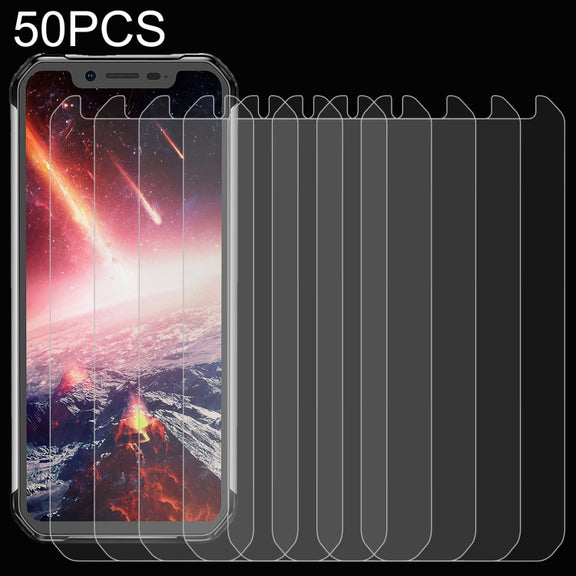 For Blackview BV9600 50 PCS 0.26mm 9H 2.5D Tempered Glass Film