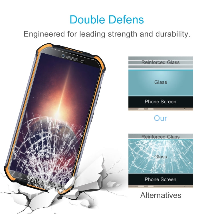 For Doogee S40 Pro 50 PCS 0.26mm 9H 2.5D Tempered Glass Film