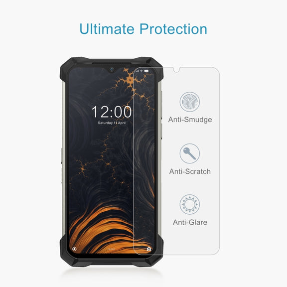 For Doogee S88 Pro / S88 / S88 Plus 50 PCS 0.26mm 9H 2.5D Tempered Glass Film