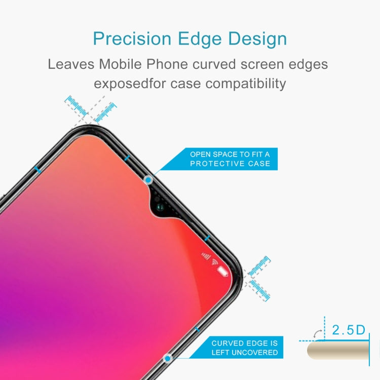 For Doogee X95 / X95 Pro  50 PCS 0.26mm 9H 2.5D Tempered Glass Film