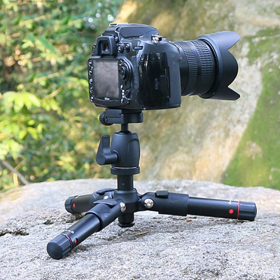 BEXIN MS03 Portable Aluminum Mini Travel Tripods for DSLR Camera Smart Mobile Phone