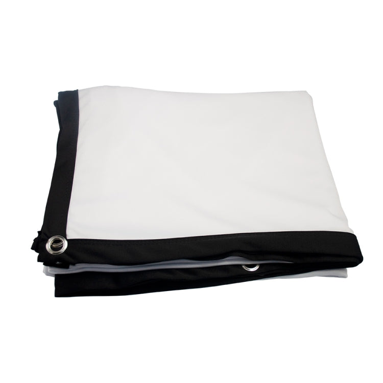 Folding Milk Silk Polyester Projector Film Curtain, Size:100 inch (4:3) Projection Area: 203 x 152cm