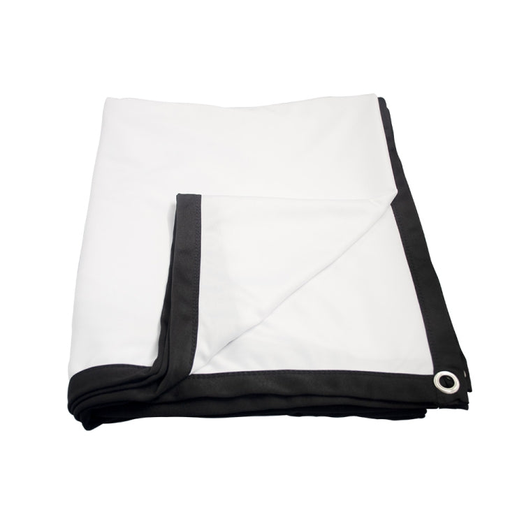 Folding Milk Silk Polyester Projector Film Curtain, Size:120 inch (4:3) Projection Area: 240 x 180cm