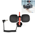YELANGU MIC11 SLR Camera Mobile Phone Two-way Recording Microphone - Microphone by YELANGU | Online Shopping South Africa | PMC TechLife | Buy Now Pay Later Mobicred