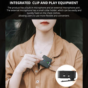 YELANGU MX5 2.4G Live Broadcast Interview Wireless Recording Camera Microphone, 1 Receiver to 1 Transmitter