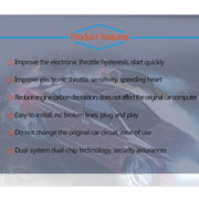 For Ford Focus 2003-2010 TROS TS-6Drive Potent Booster Electronic Throttle Controller
