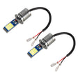 H3 2 PCS DC12-24V / 10.5W Car Double Colors Fog Lights with 24LEDs SMD-3030 & Constant Current, Box Packaging(White Light + Lime Light) - Fog / Driving Lights by PMC TechLife | Online Shopping South Africa | PMC TechLife | Buy Now Pay Later Mobicred