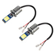 H3 2 PCS DC12-24V / 10.5W Car Double Colors Fog Lights with 24LEDs SMD-3030 & Constant Current, Box Packaging(White Light + Gold Light) - Fog / Driving Lights by PMC TechLife | Online Shopping South Africa | PMC TechLife | Buy Now Pay Later Mobicred